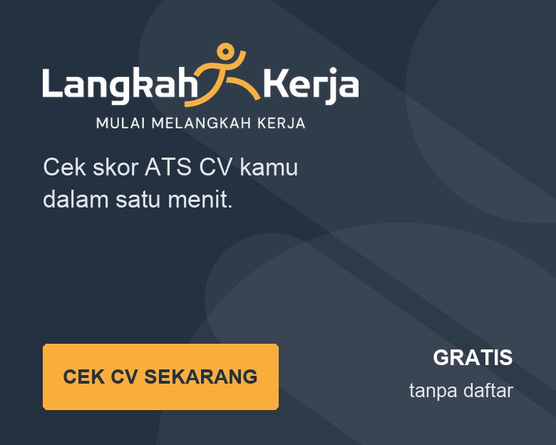 Cek skor ATS CV gratis